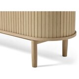 Unique Furniture TV omarica v hrastovem dekorju v naravni barvi 180x56x40 cm Meta – | Shoptok.si