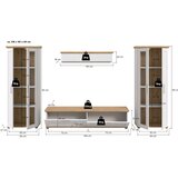 Livetastic DNEVNI REGAL, barve macesna, hrast artisan | Shoptok.si