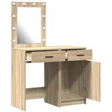  Toaletni stol 2 kom. Smeđa 50 x 41 x 135 cm Konstruirano drvo | shoptok.hr