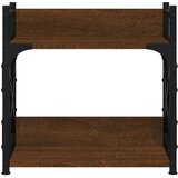  Stalak za pisač s 2 razine smeđa boja hrasta 40x20x40 cm drveni | shoptok.hr
