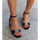 Gemre Ameena block-heeled sandals with leather insole | ePonuda.com