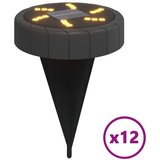  Solarna podna svjetla sa šiljcima za tlo 12 kom topla bijela | shoptok.hr