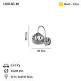 Opviq zidna lampa herman 80 19 | ePonuda.com