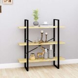 vidaXL Ormarić za knjige s 3 razine 100 x 30 x 105 cm od borovine | shoptok.hr