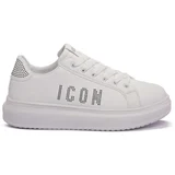 Modne superge WHITE BLACK Bela