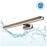 Brilagi LED kupatilsko osvetljenje za ogledalo WOODY MIRROR 3u1 LED/12W/230V IP44 hrom/hrast-orah u