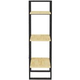 vidaXL Knjižna omara 3-nadstropna 40x30x105 cm trdna borovina | Shoptok.si