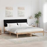  Krevetni okvir s tapiciranim uzglavljem Smeđa 180 x 200 cm | shoptok.hr