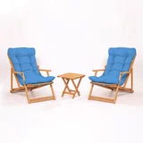 HANAH HOME Set vrtnog namještaja - stol i stolice (3 komada) Milan