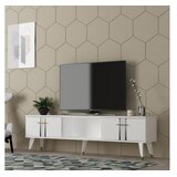 Hanah home TV komoda Asel Bijelo-Srebrna | Eponuda.ba