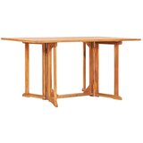  Zložljiva vrtna miza 150x90x75 cm trdna tikovina Cene