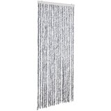 Furnova Zavesa proti mrčesu srebrna 56x200 cm šenilja, (21918116) | Shoptok.si