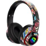  Slušalice bluetooth L750 HiFi RGB stickerbomb design, black | Eponuda.ba