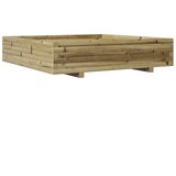 Maison Chic Vrtno cvetlično korito - Cvetlični Lonec 110x110x26,5 cm impregnirana borovina, (21789296) Cene