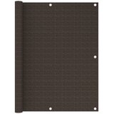  Balkonsko platno rjavo 120x400 cm HDPE, (20610825) | Shoptok.si