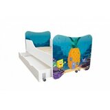 Dečiji krevet 160X80Cm happy kitty sundjer bob 74019 fioka