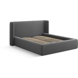 Windsor & Co Sofas Siva oblazinjena zakonska postelja s prostorom za shranjevanje z letvenim dnom 200x200 cm Jason – | Shoptok.si