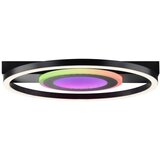 Brilliant LED RGBW prigušiva plafonska svetiljka MAUREEN LED/20W/230V 3000-6500K crna+ daljinski upravljač | Eponuda.com
