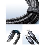Joyroom Polnilni kabel serije Speedy (SA21-1T2) - Type-C do 2x USB-C - hitro polnjenje - 100 W - 150 cm - črn | Shoptok.si