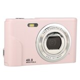 WIRELESS PLACE Digitalni fotoaparat - Mini Vlog Prenosni CCD za študentske zabave - Roza + 32 GB pomnilniška kartica + čitalnik kartic, (5000129585) Cene
