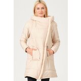 Dewberry Z6652 LADIES COAT-LIGHT BEIGE | shoptok.hr