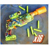 Nerf Zombie Driller blaster s nišanom i 16 strelica | shoptok.hr