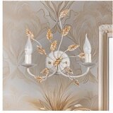  ONLI - Zidna svetiljka COLLANA 1xE14/6W/230V bela/zlatna | Eponuda.com