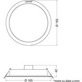 Ledvance LED ugradna panel lampa 13W 2700K bela | Eponuda.com
