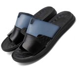 INF Moški sandali iz PU usnja z odprtimi prsti - zračni in udobni natikači za zunaj Dark Blue 44, (5000158640) Cene