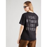 Pinko Majica 'STREPITOSO' črna / srebrna | Shoptok.si