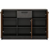 Modern Living Komoda Nubi, Barva Hrasta, Temno Siva | Shoptok.si