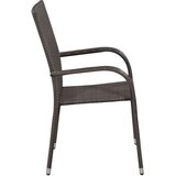  Jedilna garnitura 7-delna rjava | Shoptok.si