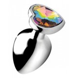 Booty Sparks Analni čep Rainbow srček, large | Shoptok.si
