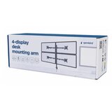 Gembird MA-D4-01 Adjustable desk 4-display mounting arm (rotate, tilt, swivel), 13”-32”, up to 10kg per screen Cijene