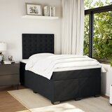 Box spring krevet s madracem crni 120 x 200 cm baršunasti | shoptok.hr