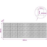  Gabion s žicom debljine 3,5 mm i mrežom 10x10 cm 600x10x200 cm | shoptok.hr