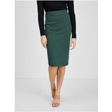 Orsay Dark Green Ladies Patterned Skirt - Women Cene