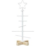  Metalno božićno drvce sa stalkom KUOPIO 60 cm Čelik Bijela Slike