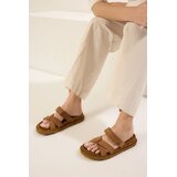 Trendyol Shoes ženske papuče Takss25Te00003, braon Cene