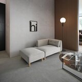 Bessagi Home počivalnik fanny, svetlo siva, s taburejem | Shoptok.si