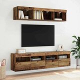 TV stene 2 pcs Star les 80 x 30 x 40 cm Konstruiran les, (5000092227) | Shoptok.si