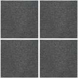  Tepih pločica Srednja Siva 50 x 50 cm 4 pcs PP i bitumen | shoptok.hr