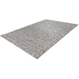 Kayoom RAVNO TKANA PREPROGA Finish 125 Grau / Silber 120/170 cm siva, srebrne barve | Shoptok.si