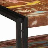  Višebojni stolić za kavu 90x50x38 cm puno drvo obrađeno | shoptok.hr