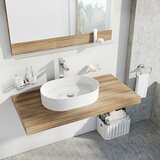 Ravak XJX01155001 Ceramic Slim 55 x 37 cm ovalni nadpultni umivalnik | Shoptok.si