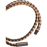 Guess Zapestnica rjava / svetlo rjava / srebrna | Shoptok.si