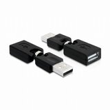Delock adapter usb-a m - usb-a ž pregibni 180°/360° Cene