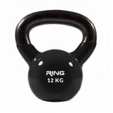 Ring kettlebell 12kg metal vinyl rx DB2174-12 black Cene