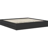 vidaXL Okvir za krevet Crna 200 x 200 cm Inženjersko Drvo | shoptok.hr