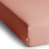 DecoKing Plahta s gumom Amber 180-200x200 cm, koralna Slike
